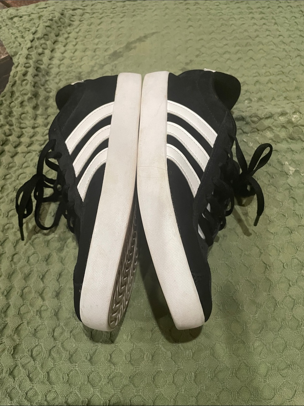 adidas Black and White Low-Top Sneakers - Picture 4 of 5